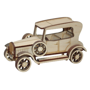 vintage car wood model kit