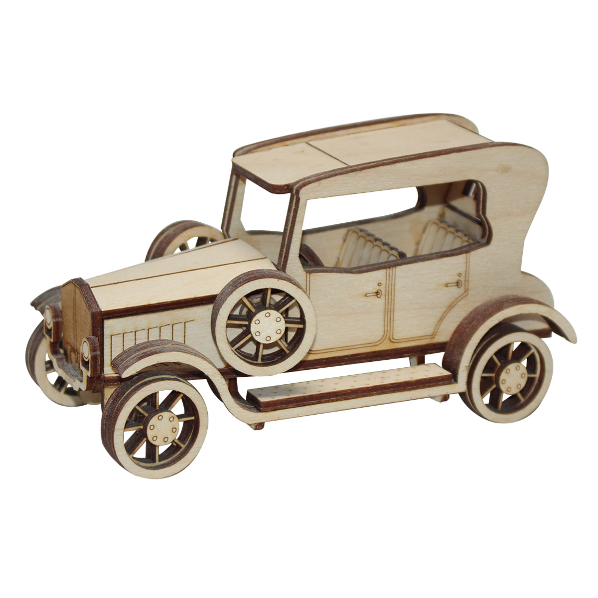 vintage car wood model kit